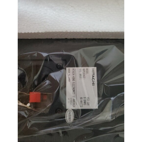 Hitachi HSA-56R Bookshelf 2-way Speaker Pair Black Wired - Picture 7 of 7